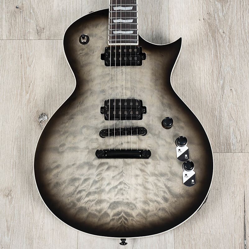 

Электрогитара ESP LTD EC-1000T Guitar, Macassar Ebony Fretboard, Charcoal Burst