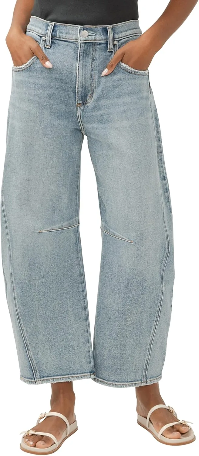 

Silver Jeans Co. Женские джинсы High Rise Tapered Leg Horseshoe