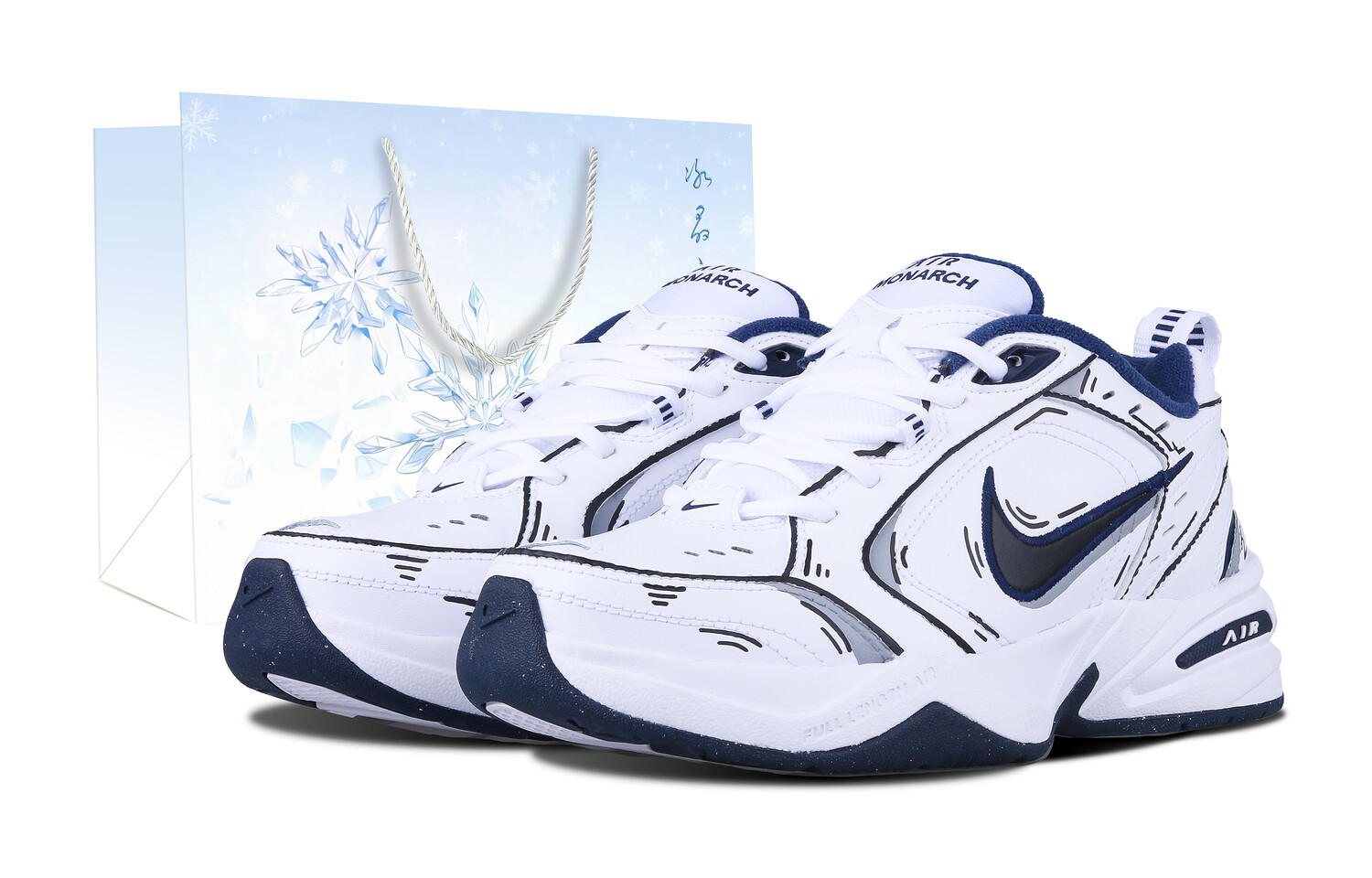 

Массивные кроссовки Nike Air Monarch 4 унисекс, White