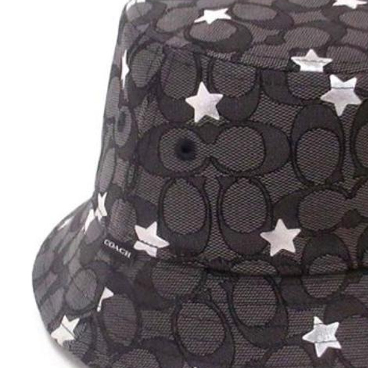 

Хлопковая панама женская черная COACH