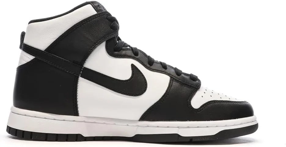 Мужские баскетбольные кроссовки Nike Dunk Hi Retro, белый/черный/оранжевый — фото 2