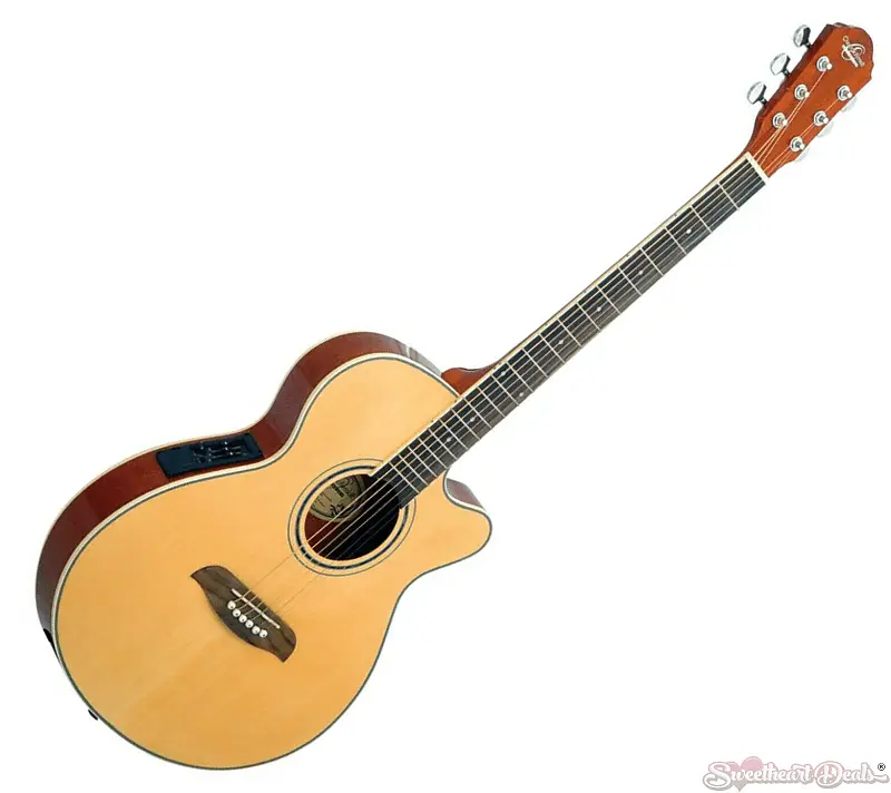 

Акустическая гитара Oscar Schmidt OG8CE Folk-Size Cutaway Acoustic Electric Guitar - Natural