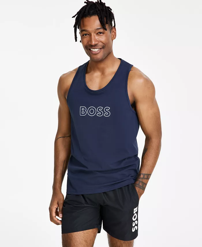 

Мужская майка Beach Logo Hugo Boss, синий