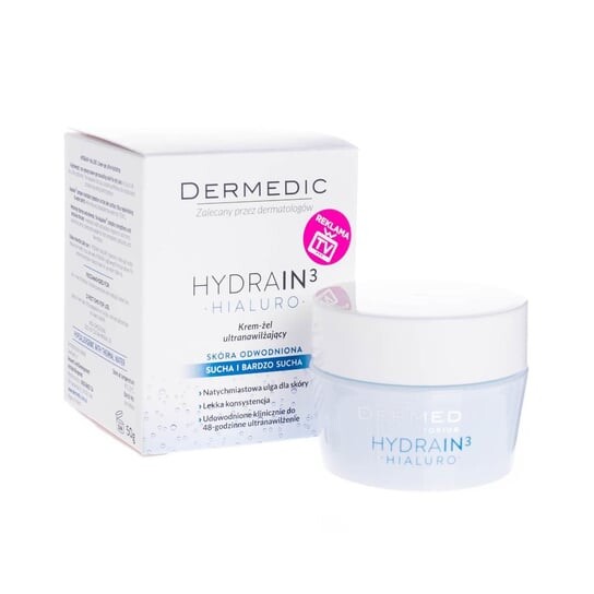 

Ультраувлажняющий крем-гель, 50 г Dermedic, Hydrain 3 Hialuro