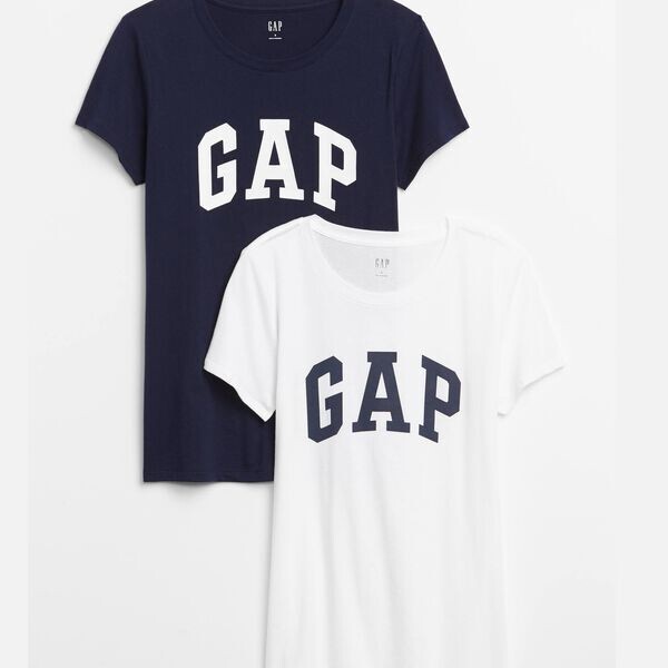 

Упаковка из двух футболок из джерси с логотипом Gap, синий