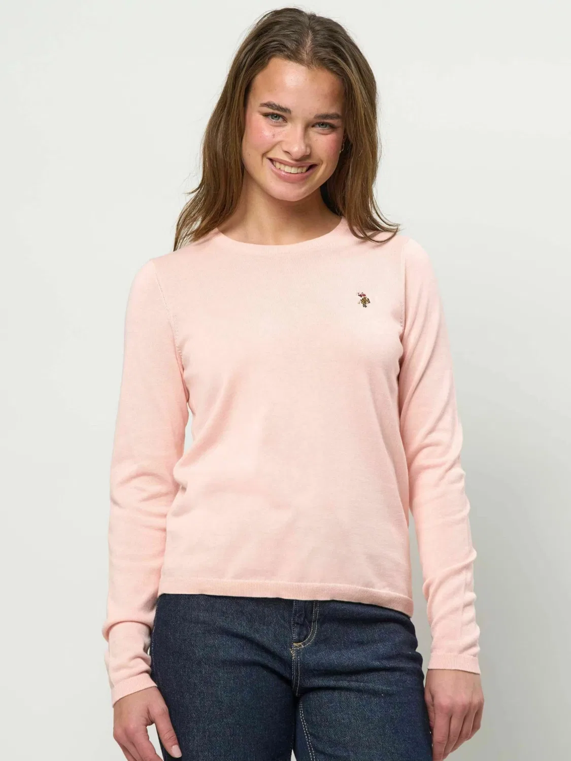 Свитер ' UWMie ' U.S. Polo Assn., Pastel Pink — фото 3