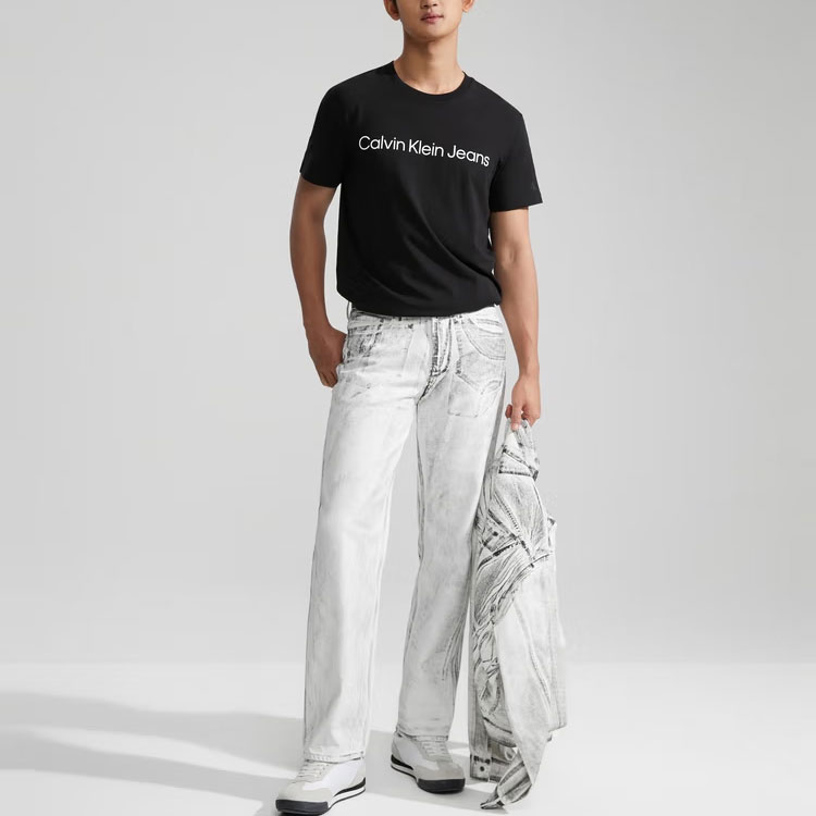 Calvin Klein Футболка Men's Space Black — фото 4
