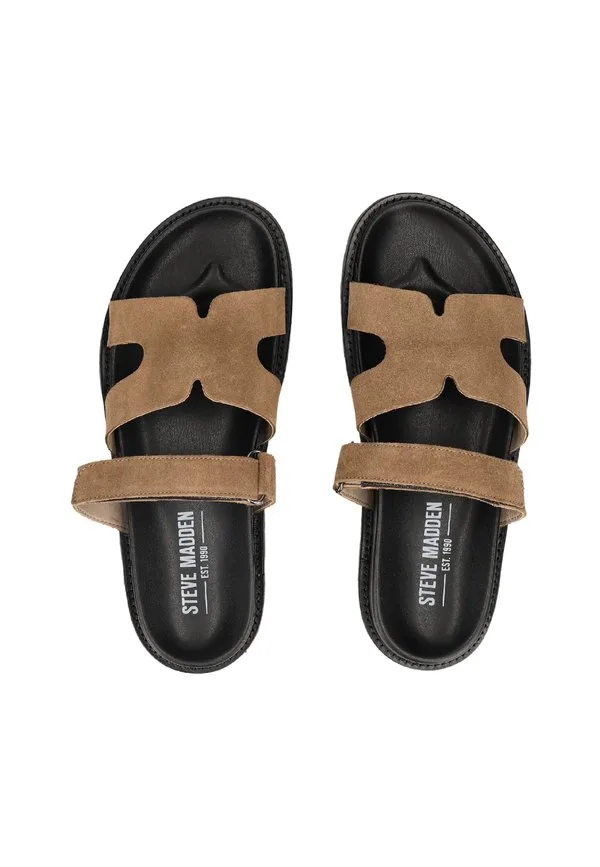 Мулы ману Steve Madden, Taupe Suede — фото 3
