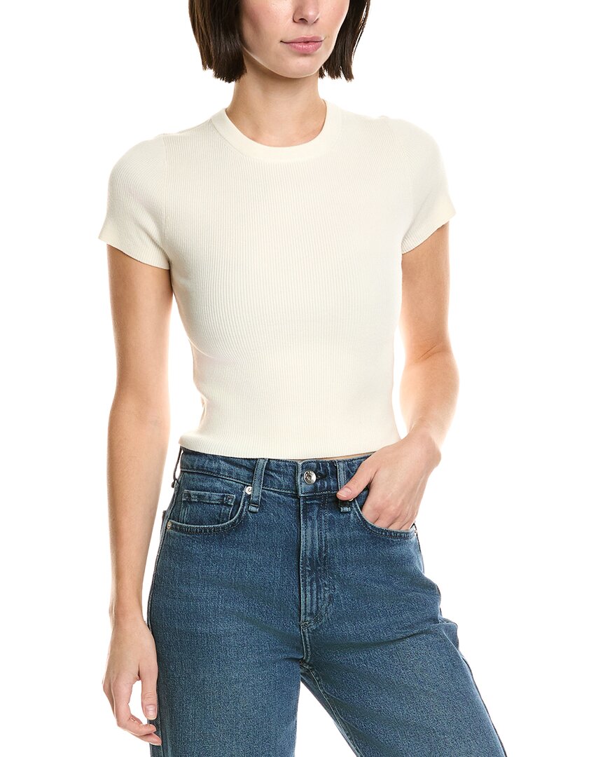 

Пуловер из смеси шерсти alice + olivia Ciara Alice + Olivia, белый