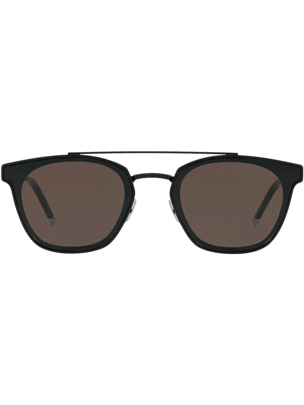 

Солнцезащитные очки с двойным мостом Saint Laurent Eyewear, черный