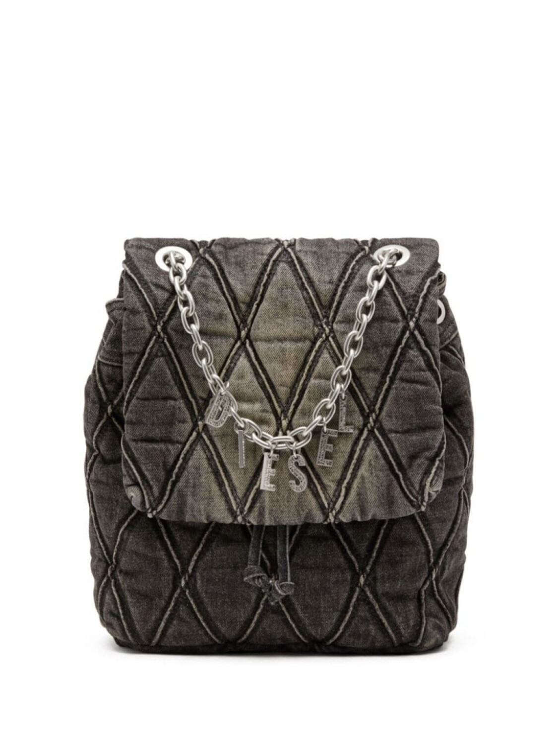 

Diesel маленький рюкзак Charm-D, серый