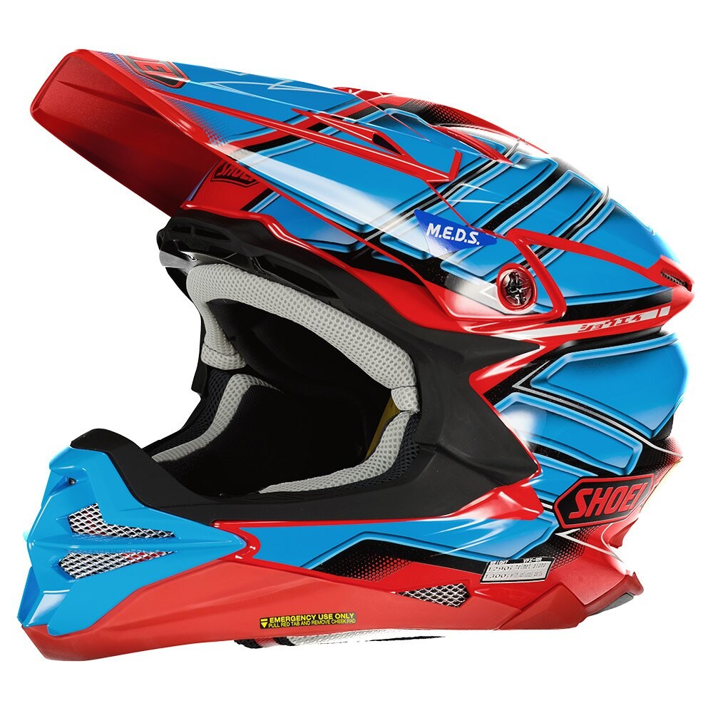 

Шлем для мотокросса Shoei VFX-WR Glaive TC1, синий