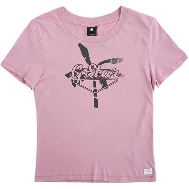 

G-STAR RAW G Star Raw Футболка Женская Розовая, Розовый, G-STAR RAW G Star Raw Футболка Женская Розовая