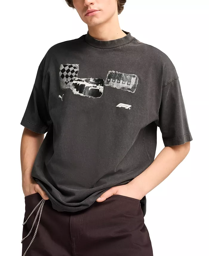 

Футболка с принтом F1 Puma, черный