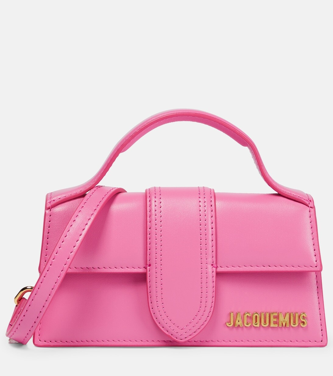 

Сумка через плечо Le Bambino из кожи Jacquemus, розовый