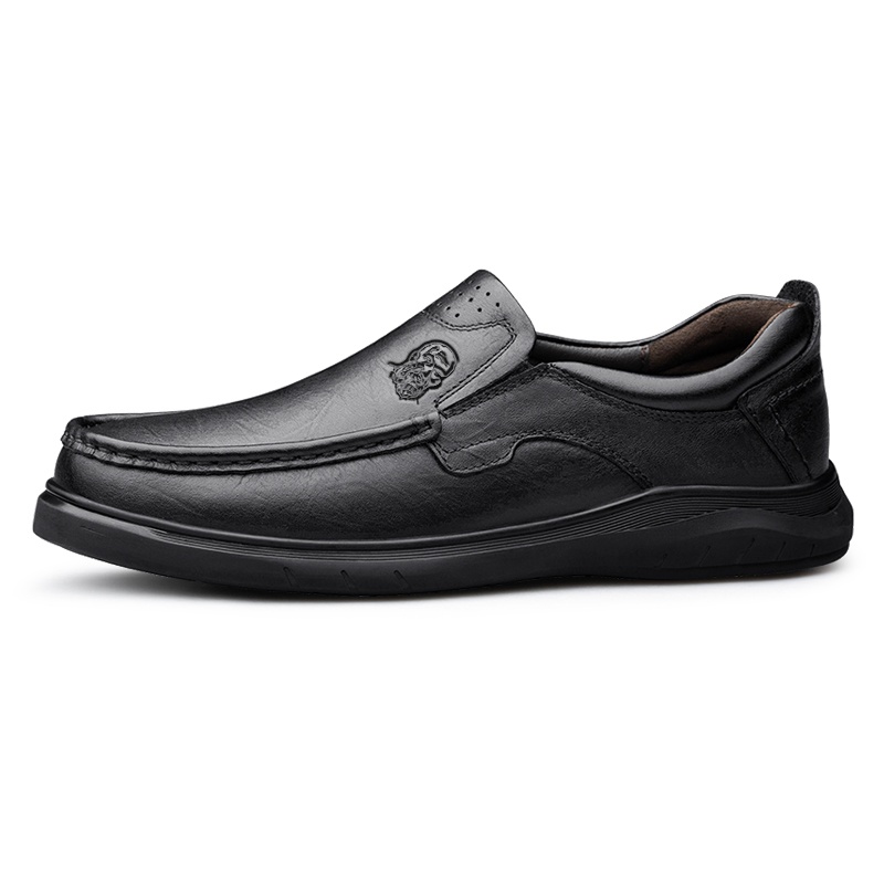 

Мужская повседневная обувь с низким верхом LAORENTOU, Black Single Layer Shoes