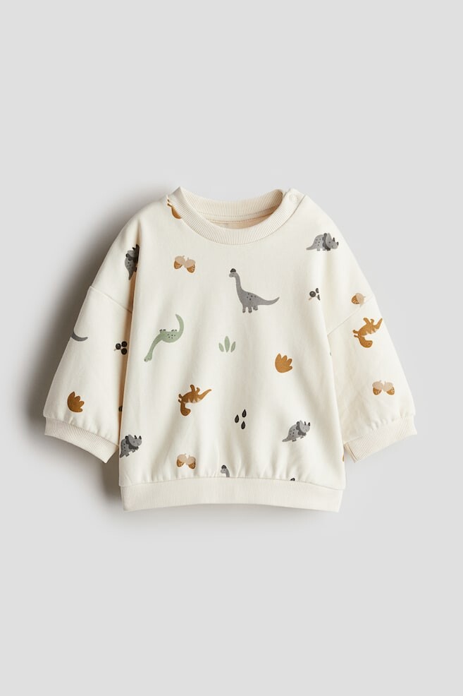 

Толстовка с принтом H&M, бежевый