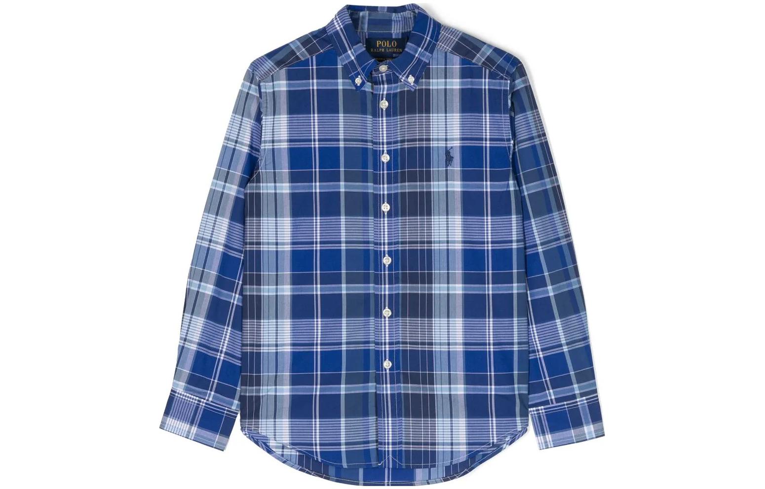 

Polo Ralph Lauren Детская рубашка FW23, синяя