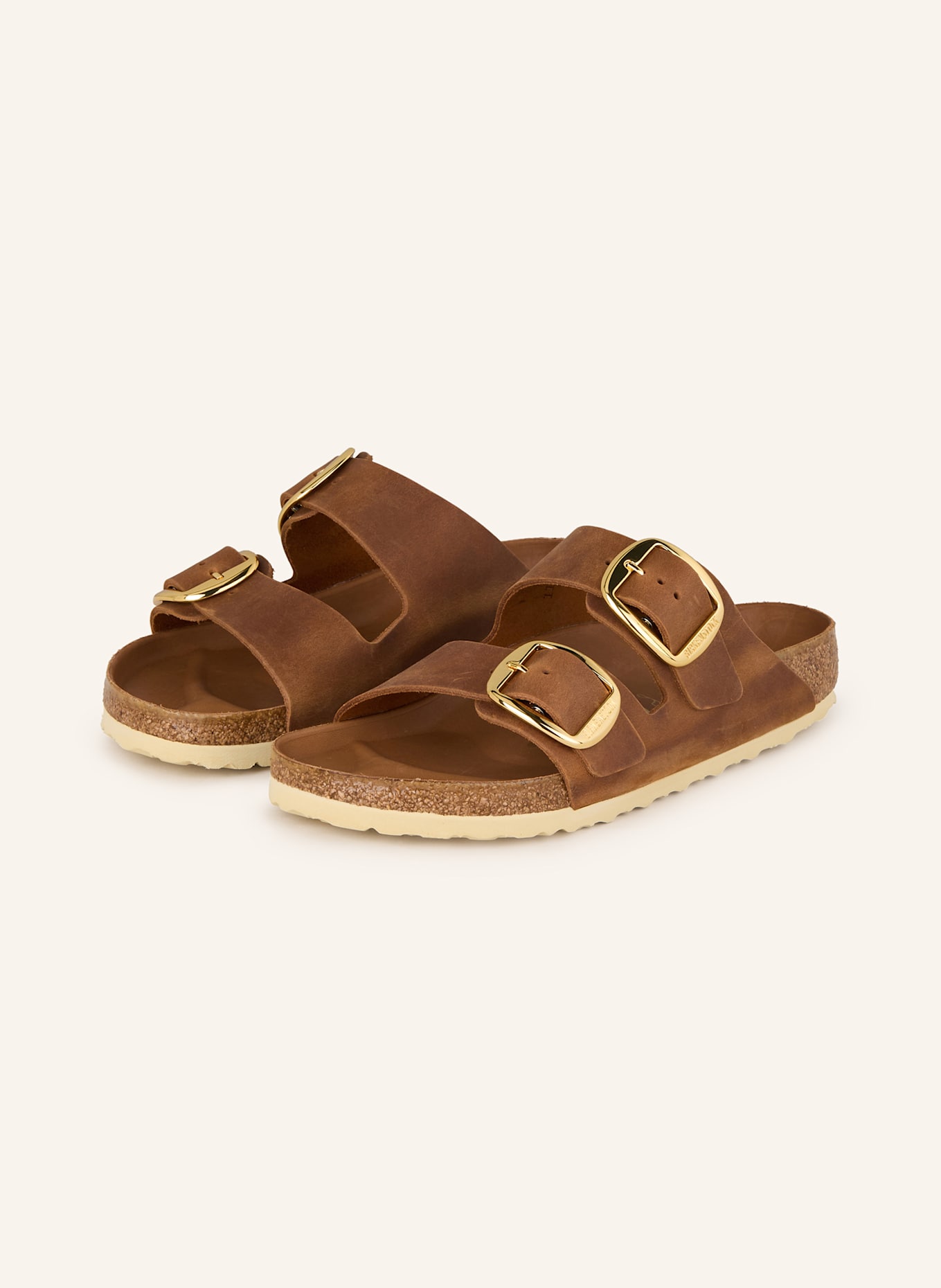 Мюли Arizona с большой пряжкой Birkenstock, коричневый