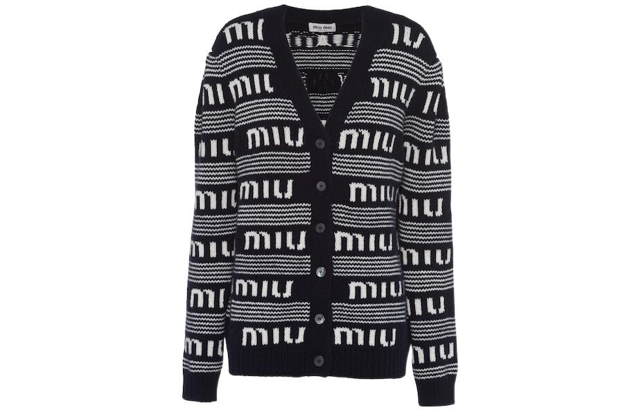 

Свитер женский Miu Miu кашемировый, черный
