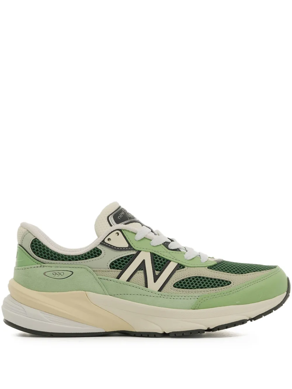 

Кроссовки в стиле колор-блок NEW BALANCE, зеленый