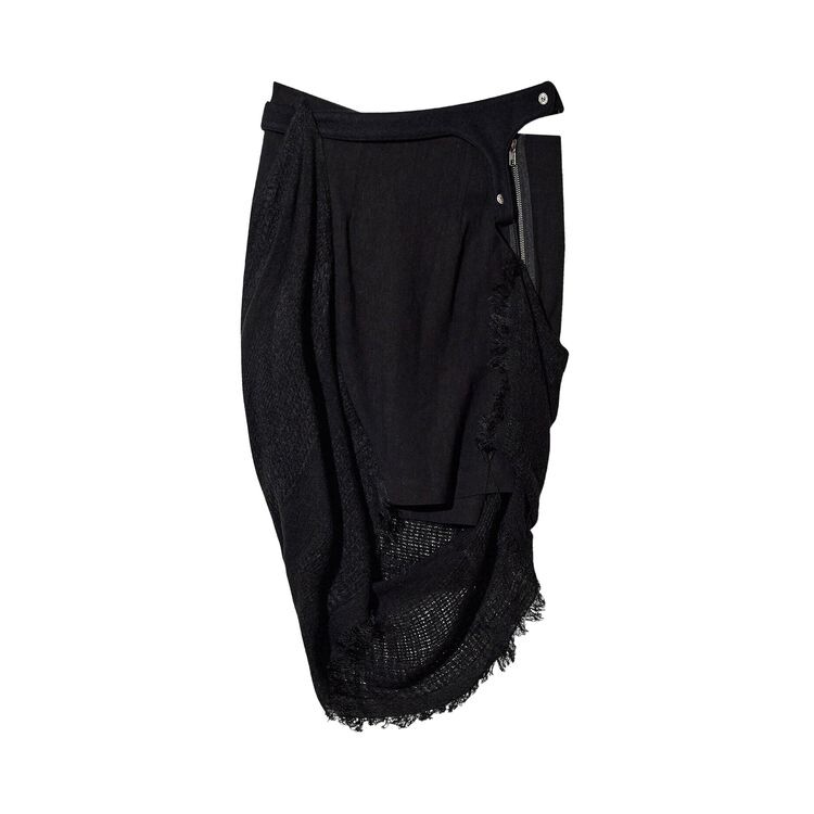 

Юбка Hyein Seo Fringed Skirt Black, черный