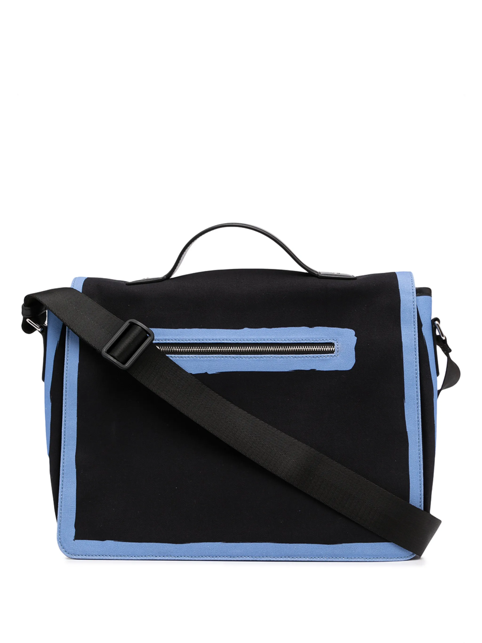 

Сумка из канваса с контрастной окантовкой Ports V, черный