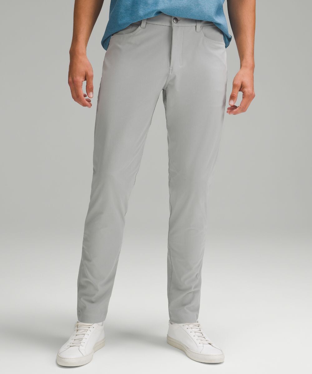 

Брюки ABC Slim Fit с 5 карманами Lululemon, серебряный