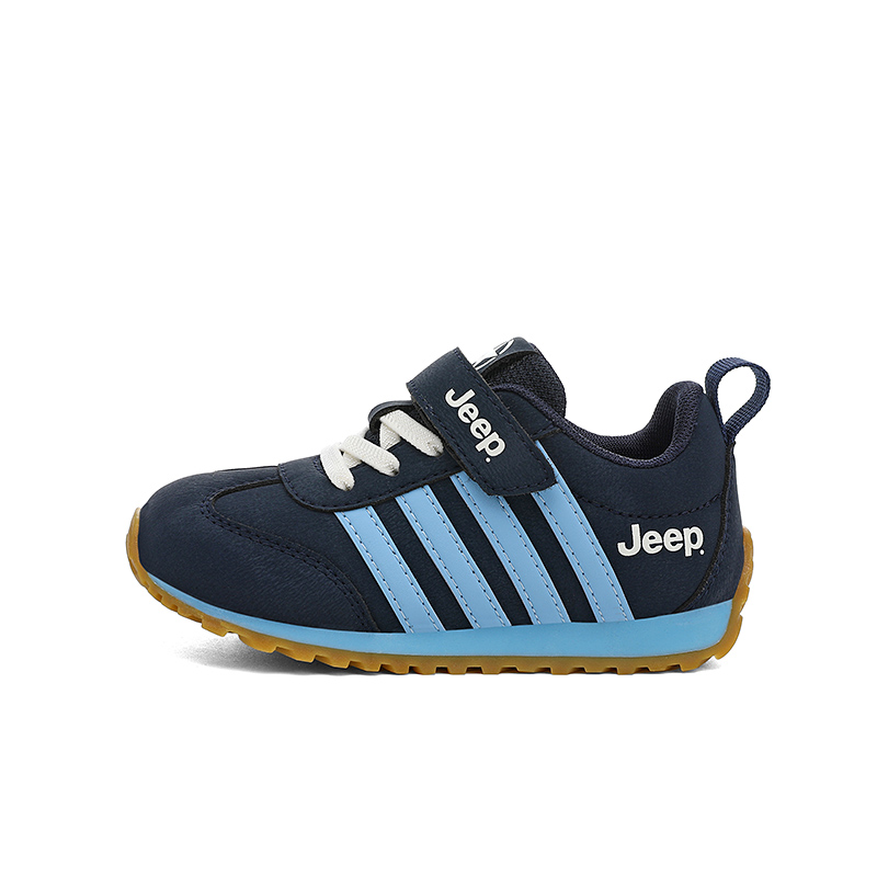 Кроссовки детские низкие Running Collection из искусственной кожи и текстиля с противоскользящей амортизацией Jeep, mystic фиолетовый серый — фото 3