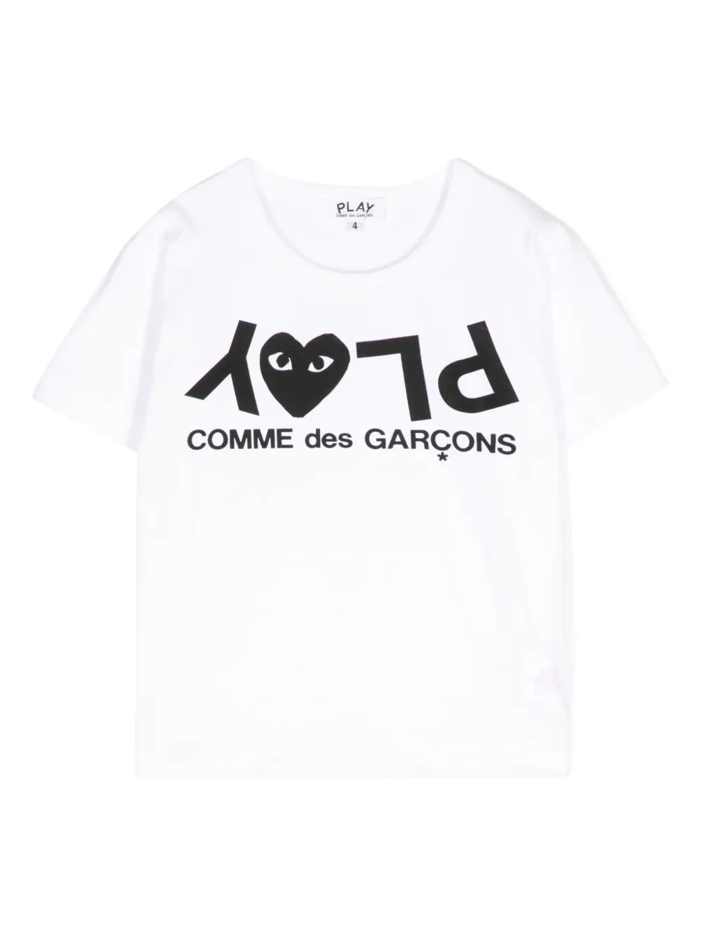 

Футболка с логотипом Comme Des Garçons Play, белый