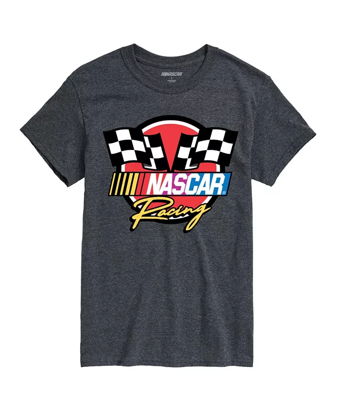 

Мужская футболка с коротким рукавом NASCAR Racing AIRWAVES, серый