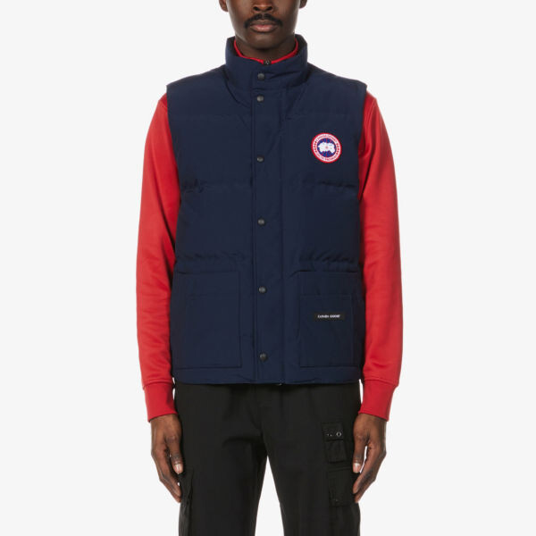 

Утепленный жилет свободного кроя свободного кроя Canada Goose, цвет atlantic navy