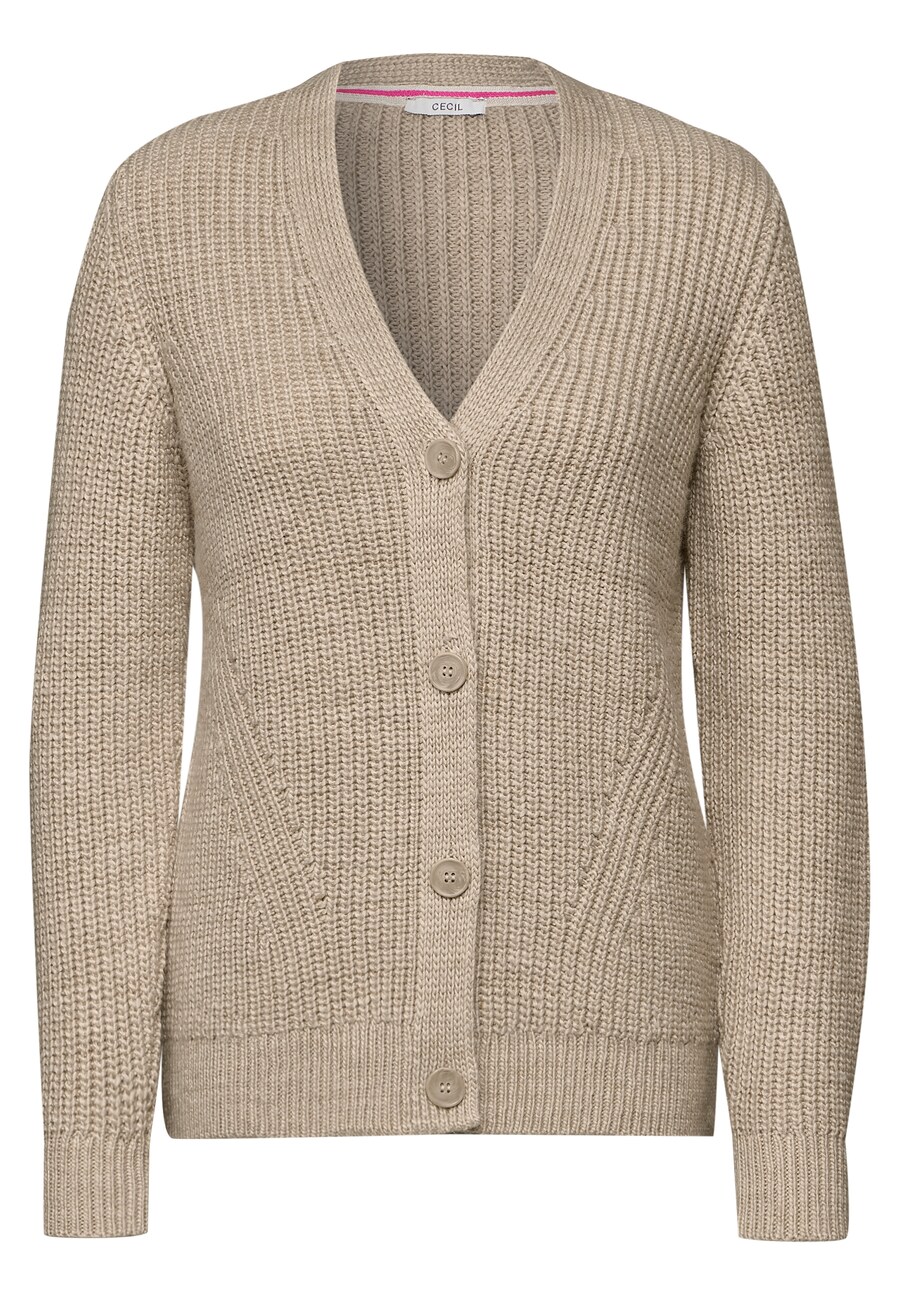 

Вязаный кардиган CECIL Knit Cardigan, песочный