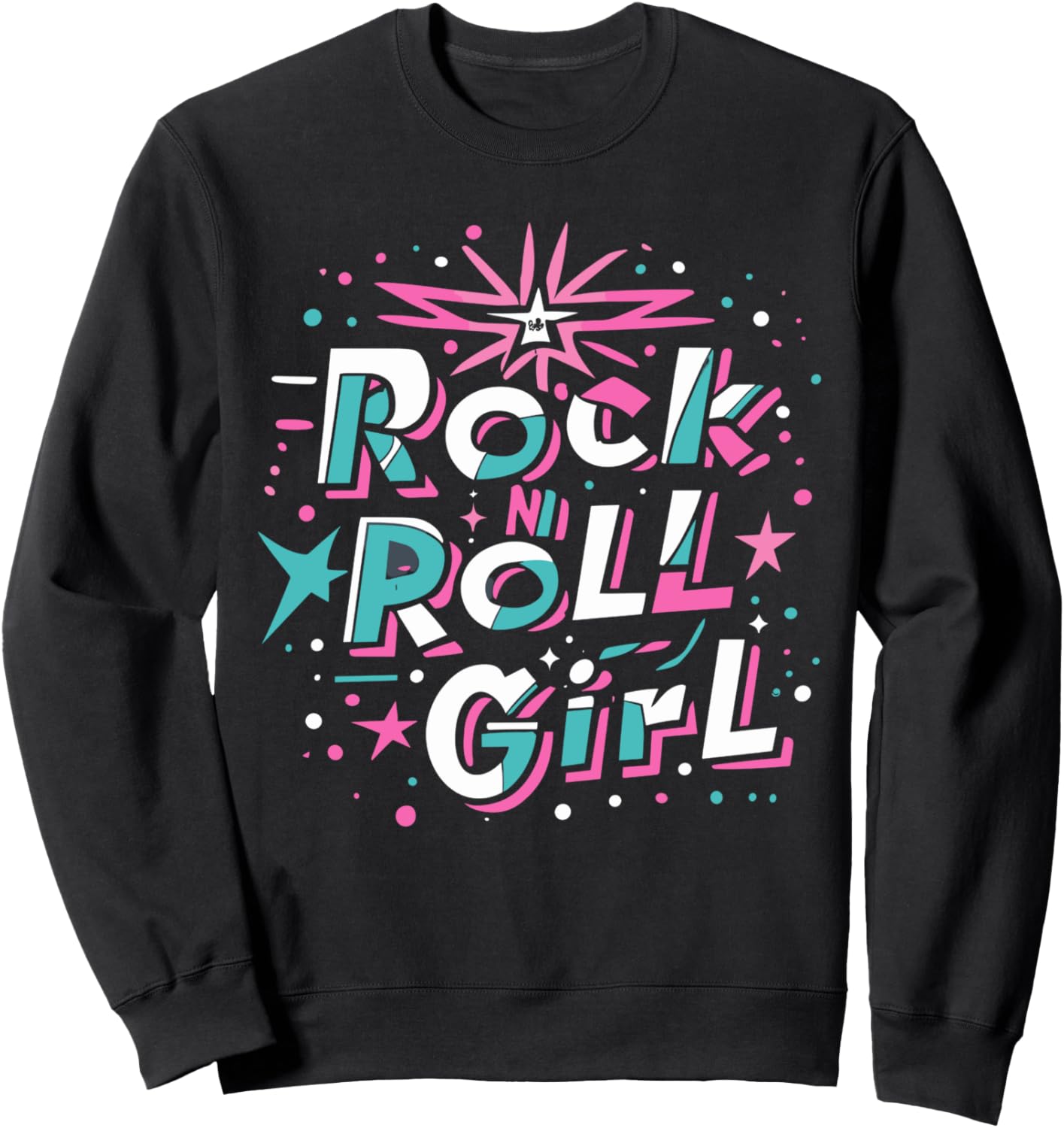 

Толстовка «Девушка в стиле рок-н-ролл» Дарла Rock N Roll Girl, черный