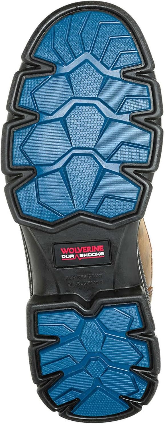 Мужские ботинки Wolverine Durashocks Sr Icon Waterproof Carbonmax 8, темно-коричневый — фото 4
