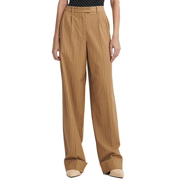 

Rag &bone Широкие брюки в полоску с высокой посадкой Marianne rag & bone, мультиколор