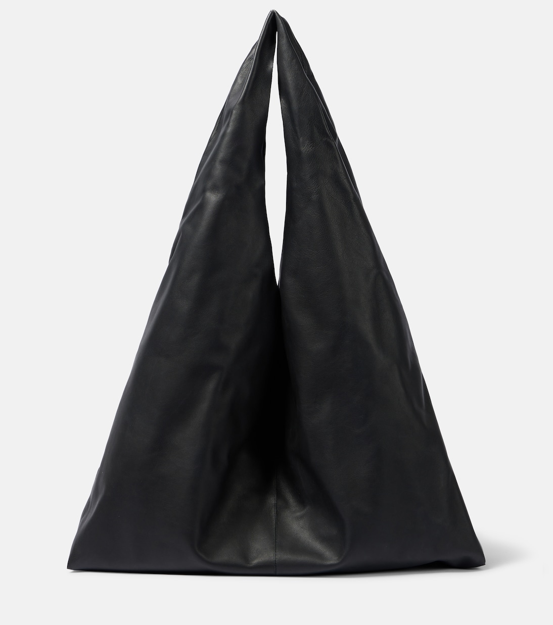 

Средняя кожаная сумка Bindle The Row, Black Ans
