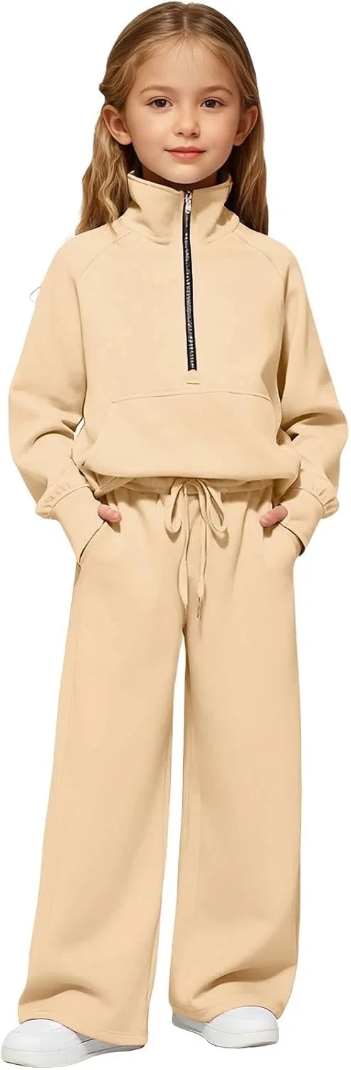 Детский спортивный костюм из 2 предметов с капюшоном, Beige