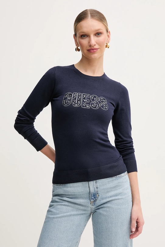 

Свитер Paris Guess, темно-синий