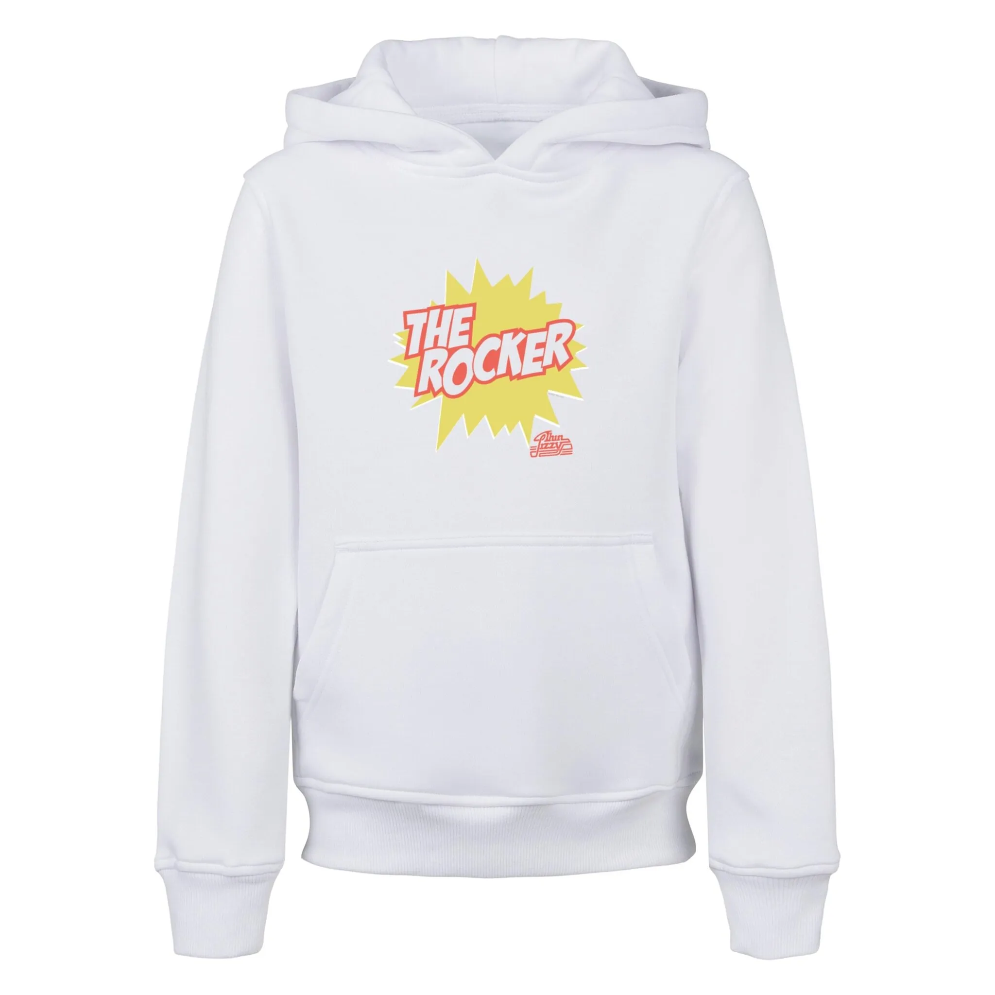 

Толстовка с капюшоном Merchcode «Merchcode Men's Kids Thin Lizzy - The Rocker Comic Basic Hoody», белый