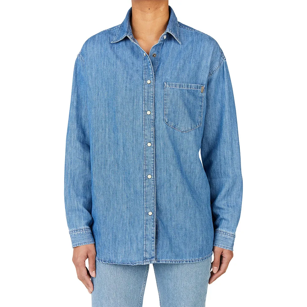 

Рубашка с длинным рукавом Pepe Jeans Boyfriend, синий