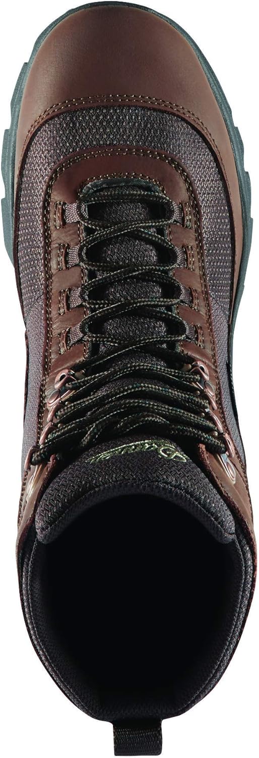 Мужские охотничьи ботинки Danner Element 8” - водонепроницаемая кожа полного зерна и нейлон 900D с дышащей подкладкой, амортизирующей подошвой и противоскользящей подошвой, коричневый — фото 4