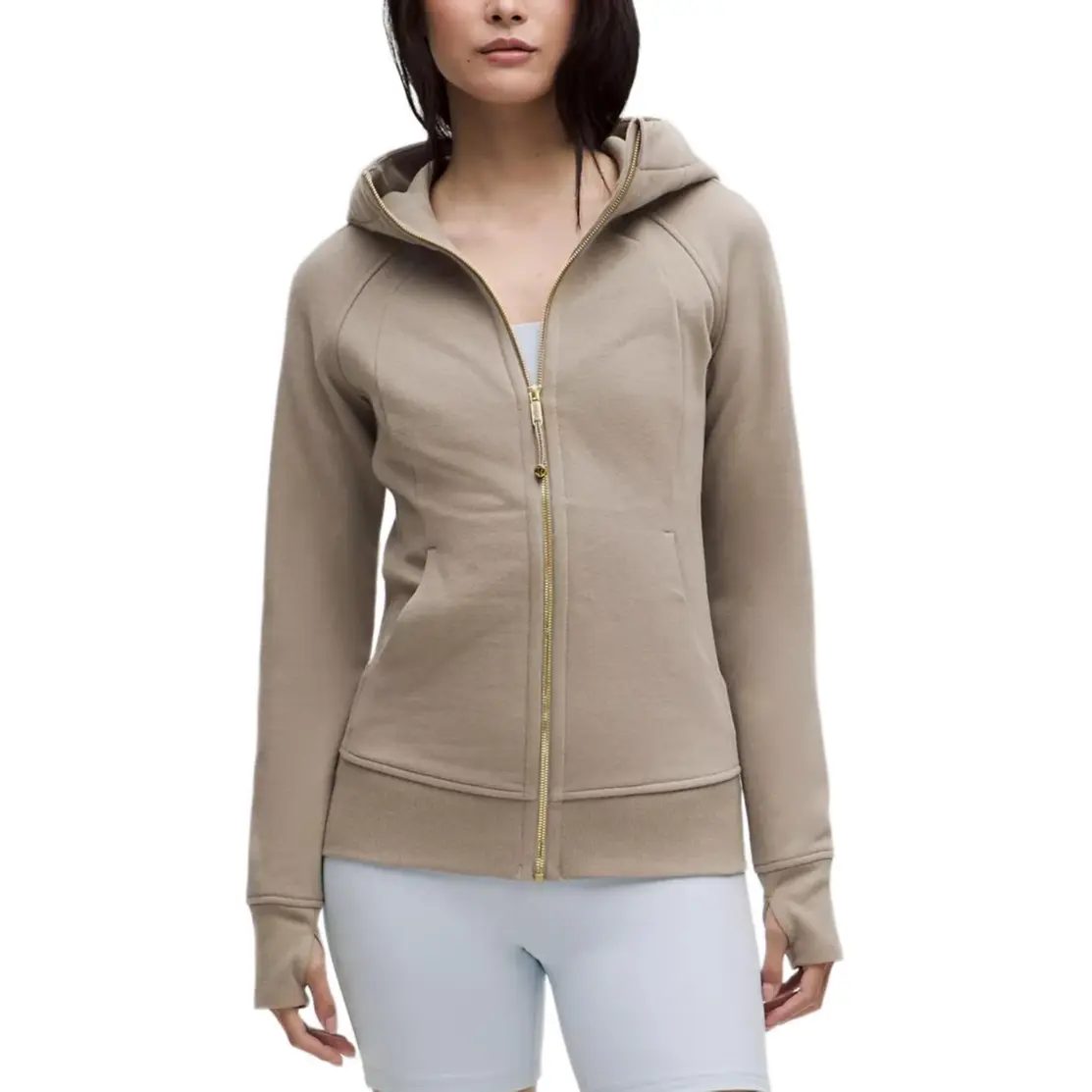 

Lululemon Куртка Scuba Series женская, Warm Gray Gold Warm Ash Grey/Gold