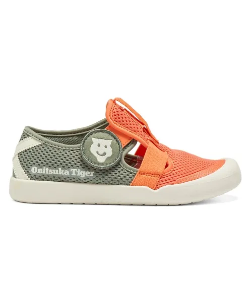 Детские сандалии с защитным носком и мешем MEXICO 66 KIDS SANDAL Onitsuka Tiger оранжевые