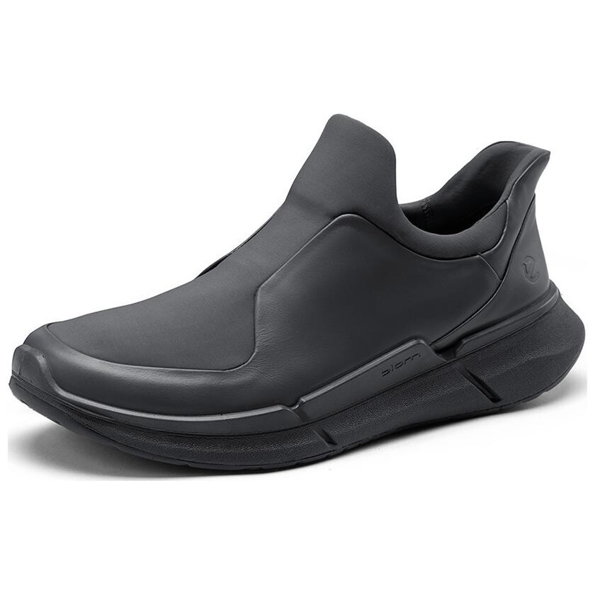 Кроссовки мужские Lifestyle Shoes Men Low-Top Ecco, цвет Magnetic Gray — фото 3