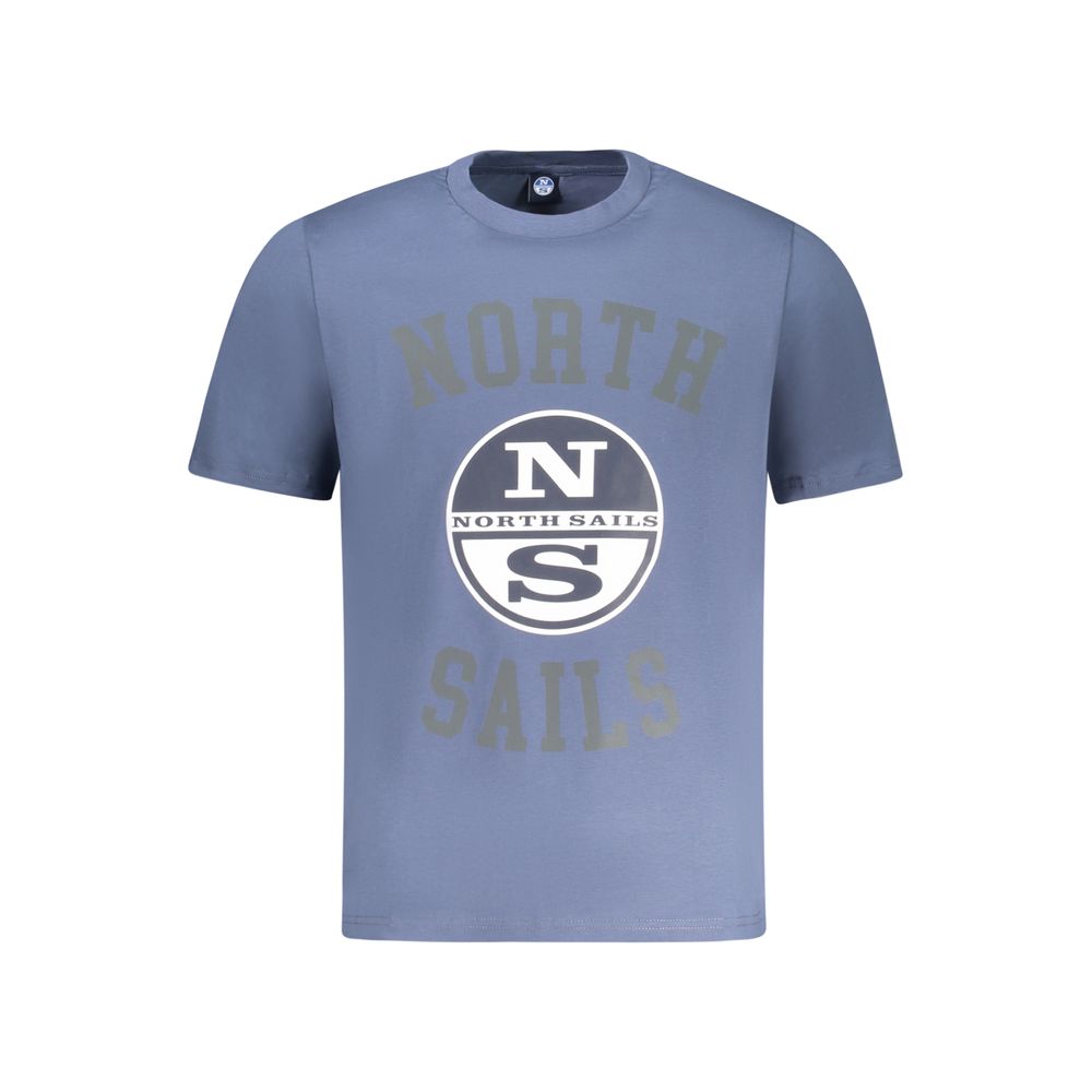

Синяя хлопковая мужская футболка North Sails