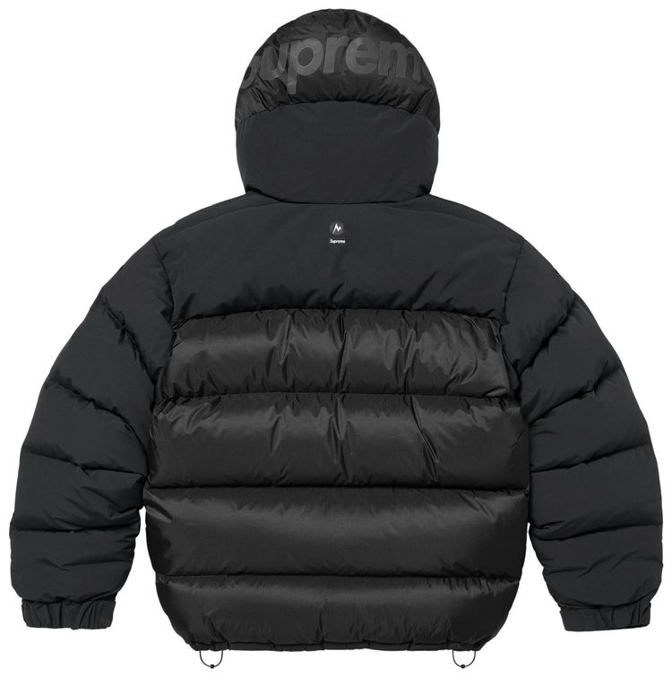 Пуховая парка Supreme x Marmot 800-Fill Down Parka, черный — фото 2