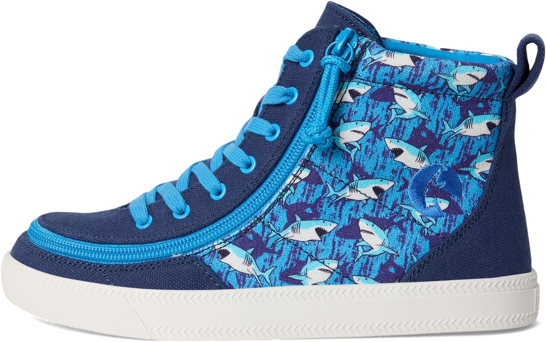 Кроссовки BILLY Footwear Kids Kids Classic Lace High, цвет Blue Sharks — фото 4