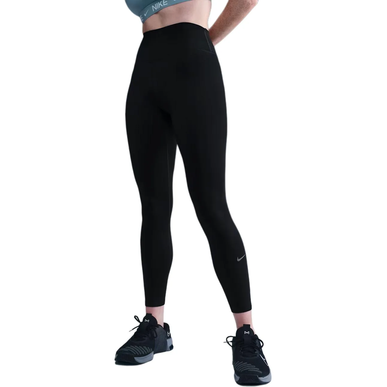 Женские леггинсы Therma-FIT High-Waisted Full-Length Nike, черный/белый