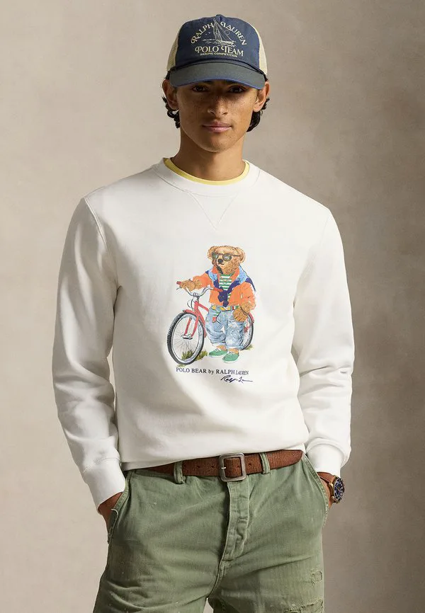 

Толстовка из флиса с изображением медведя поло Polo Ralph Lauren, White- Summer Bear, Белый, Толстовка из флиса с изображением медведя поло Polo Ralph Lauren, White- Summer Bear